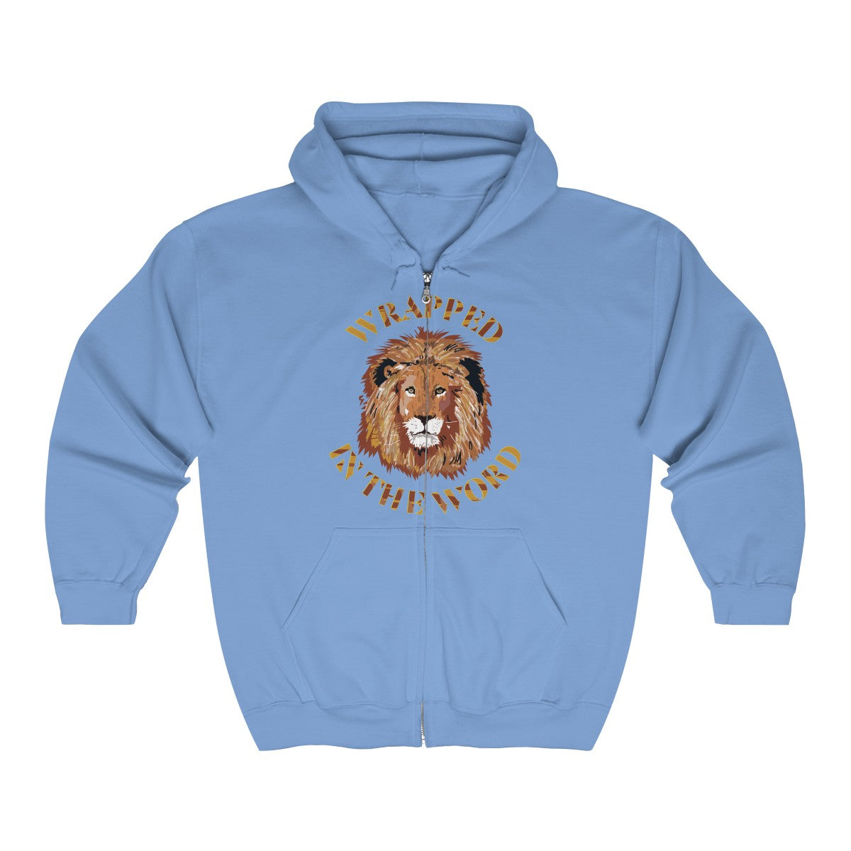 Unisex Wrapped Lion Full Zip Hoodie